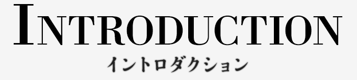 イントロダクション